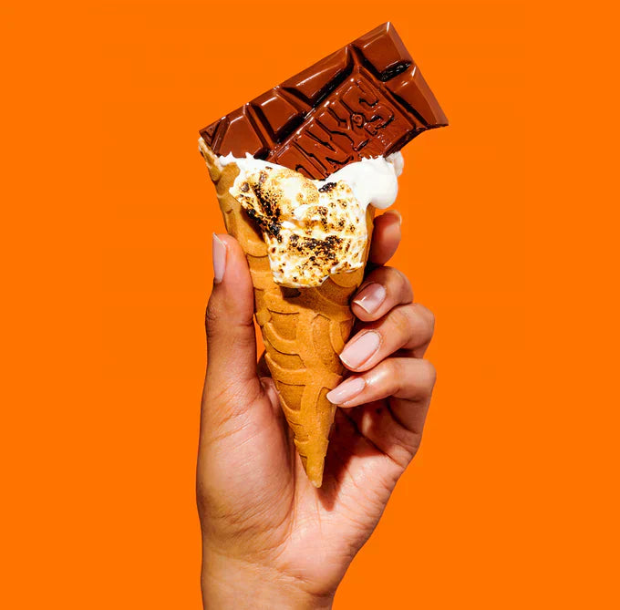 Tony’s campfire cone s’mores