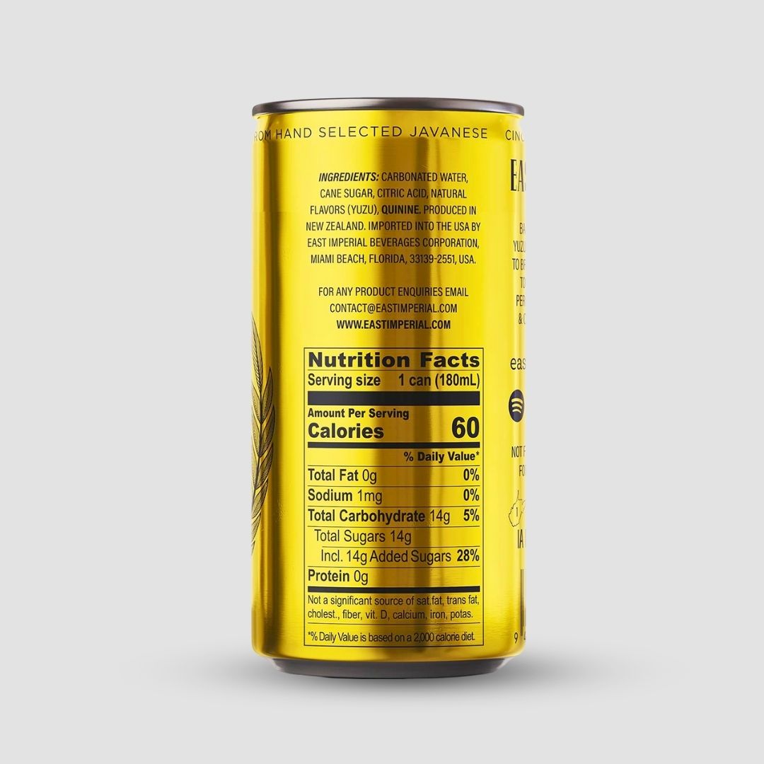 Yuzu Tonic Water, 10 x 180mL cans