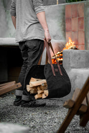 Firewood and Carry-Everything Canvas Tote
