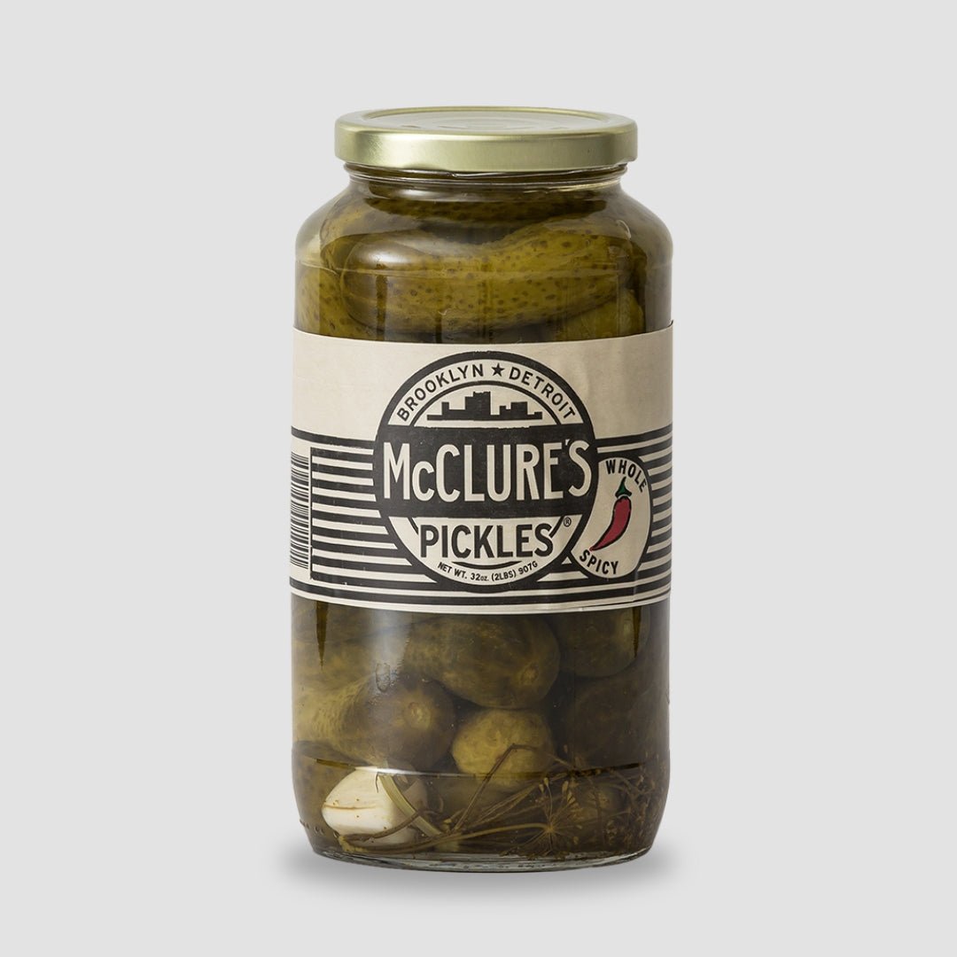Whole Spicy Pickles, 907g Jar - Cook & Nelson