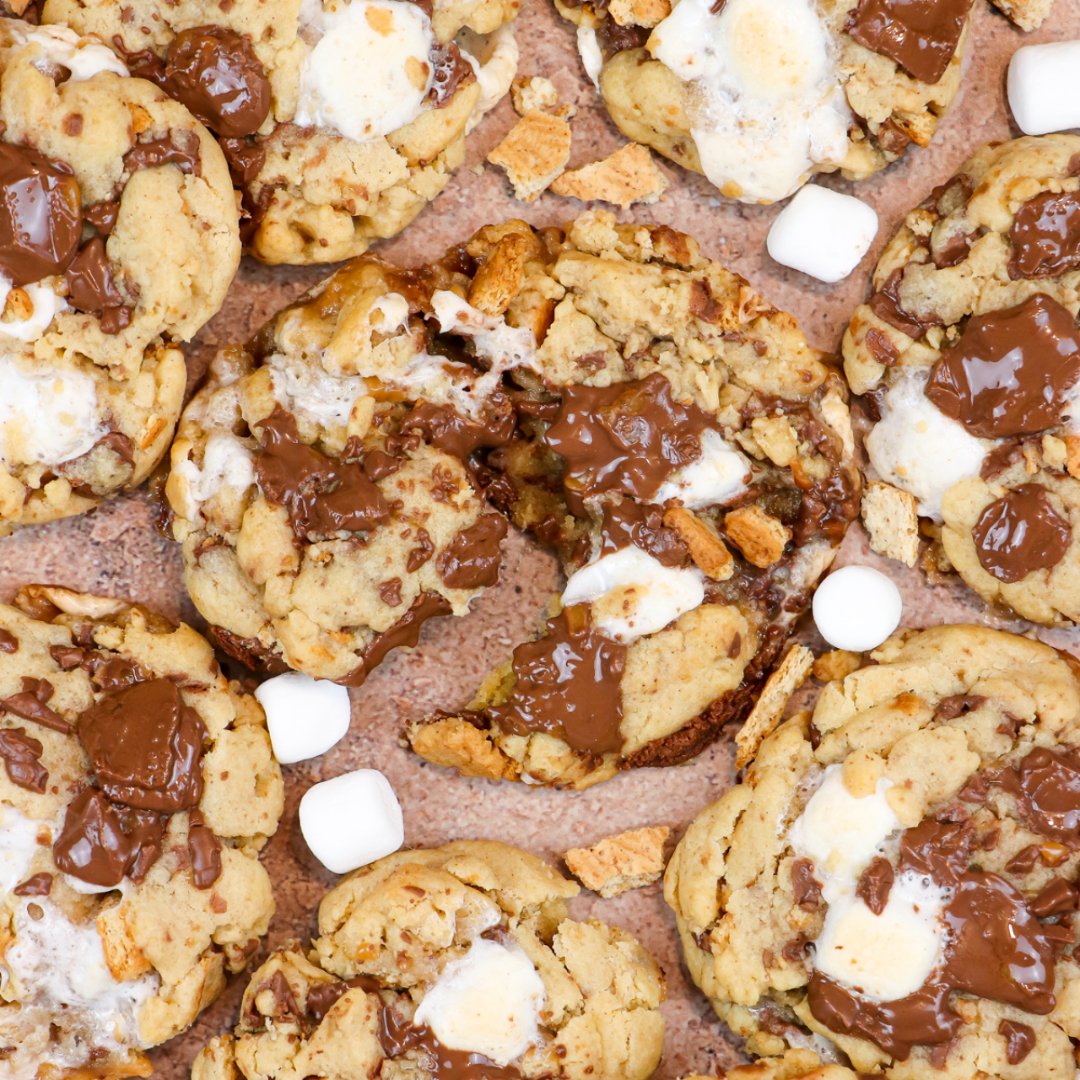 Brown Butter S'mores Cookies - Cook & Nelson