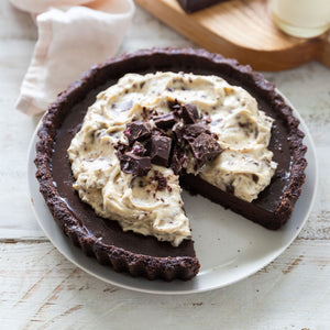 Kelly Gibney’s Tony’s Chocolonely Dark Chocolate Mint Candy Cane Tart - Cook & Nelson
