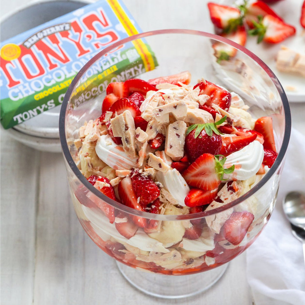 White Chocolate and Strawberry Cheesecake Eton Mess - Cook & Nelson