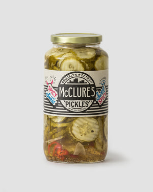 McClure's Sweet & Spicy Crinkle Cut Pickles 907g Jar