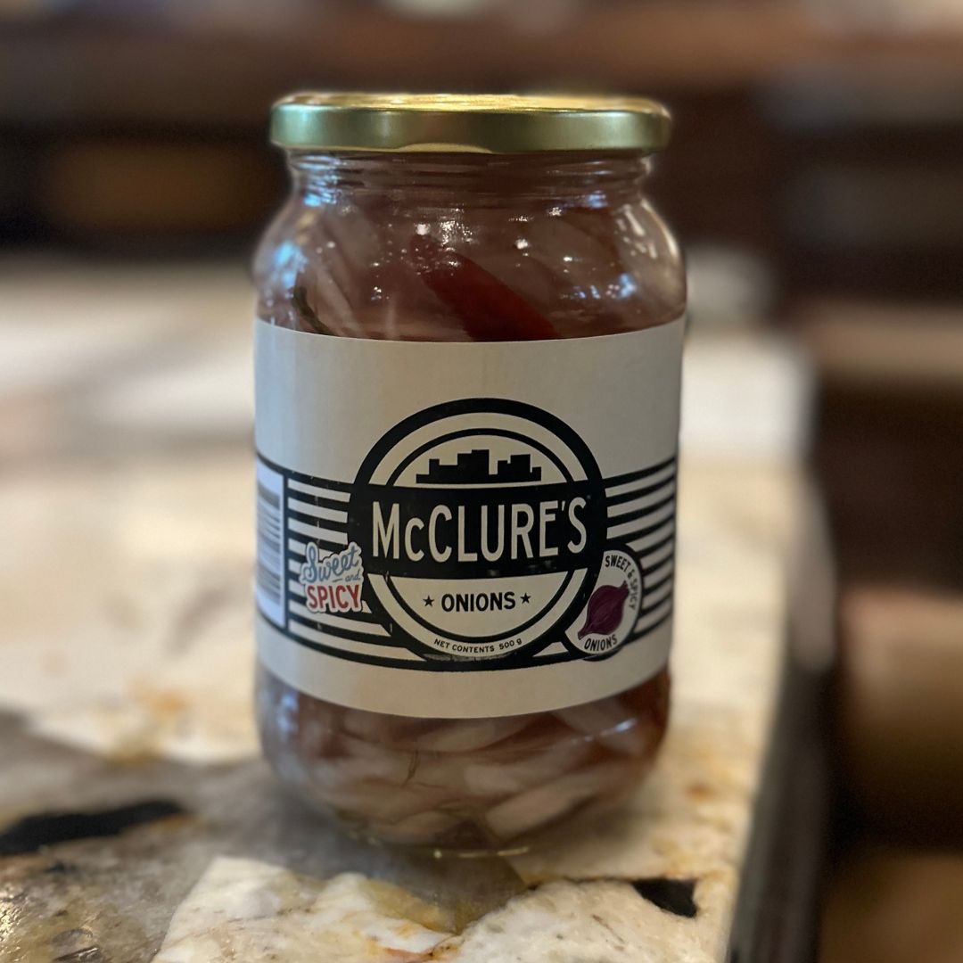 Sweet and Spicy Pickled Onions