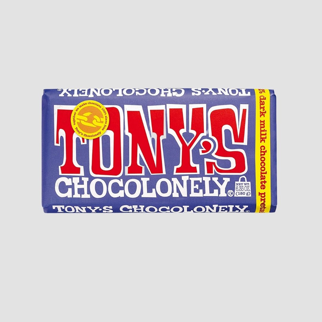 Tony's Chocolonely Dark Milk Pretzel Toffee, Bar | Cook & Nelson