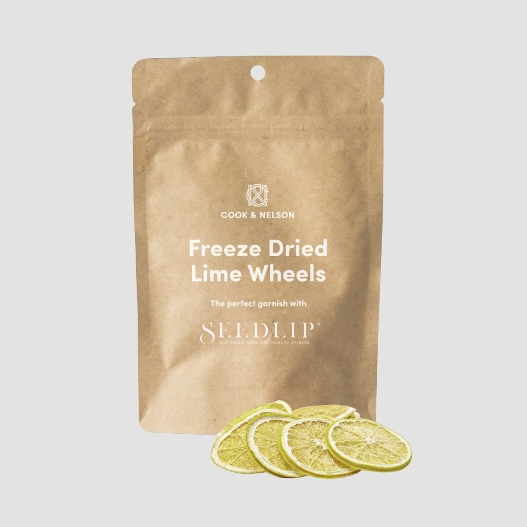 Freeze Dried Lime Wheels, 10 slice pouch - Cook & Nelson