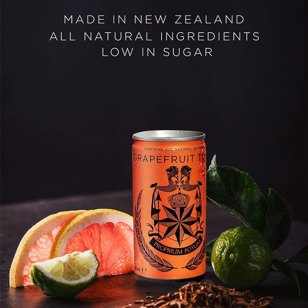 Grapefruit Tonic, 10 x 180mL cans - Cook & Nelson