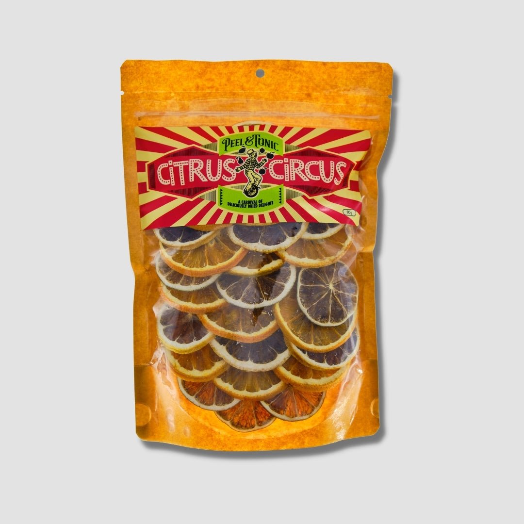 Peel & Tonic Citrus Circus, 80g Pack - Cook & Nelson