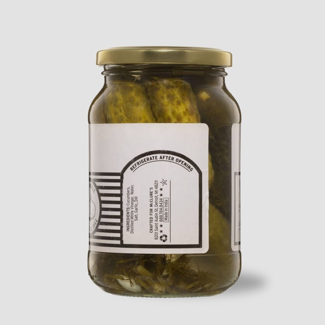 Whole Garlic & Dill Pickles, 12 Jar Case - Cook & Nelson