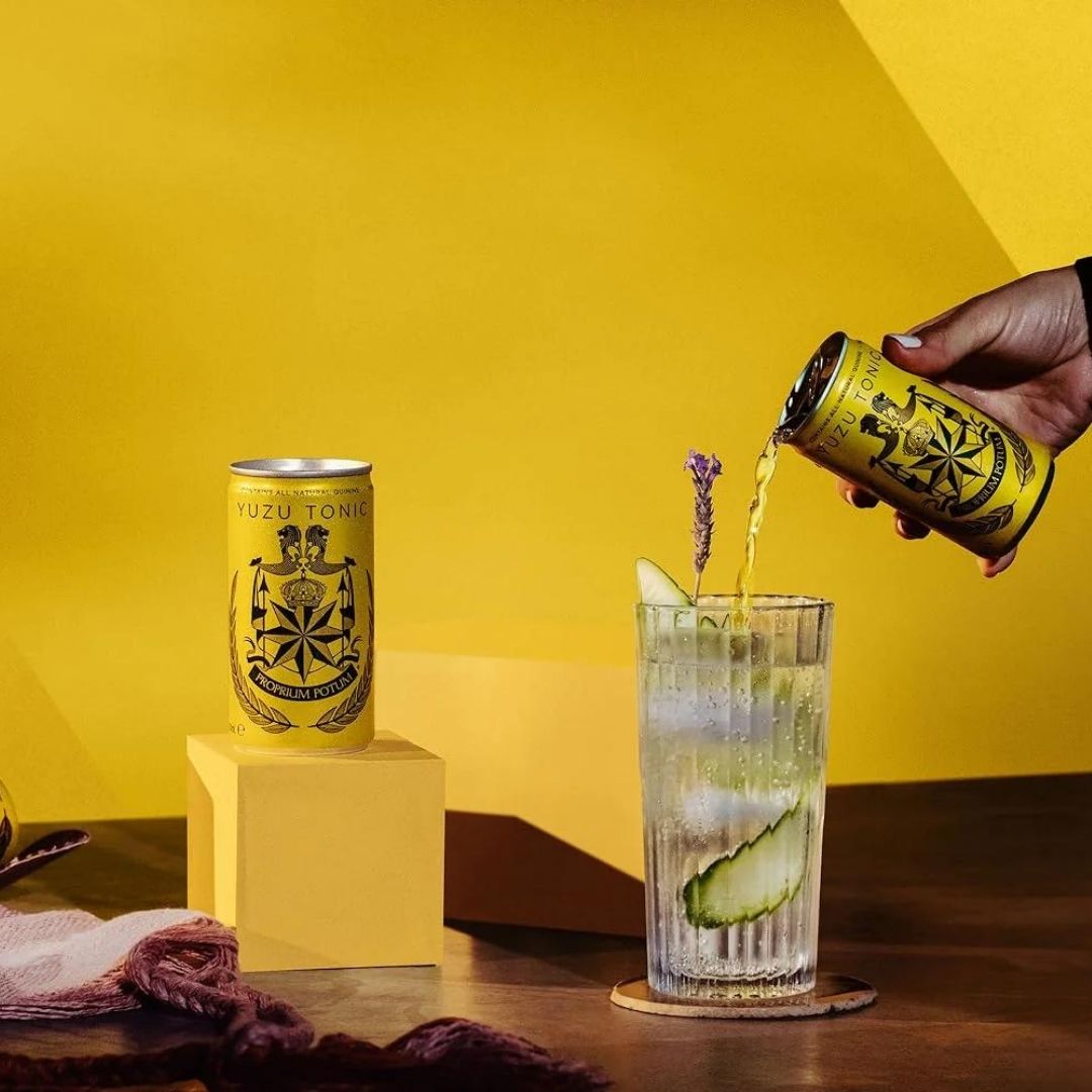 Yuzu Tonic Water, 10 x 180mL cans - Cook & Nelson