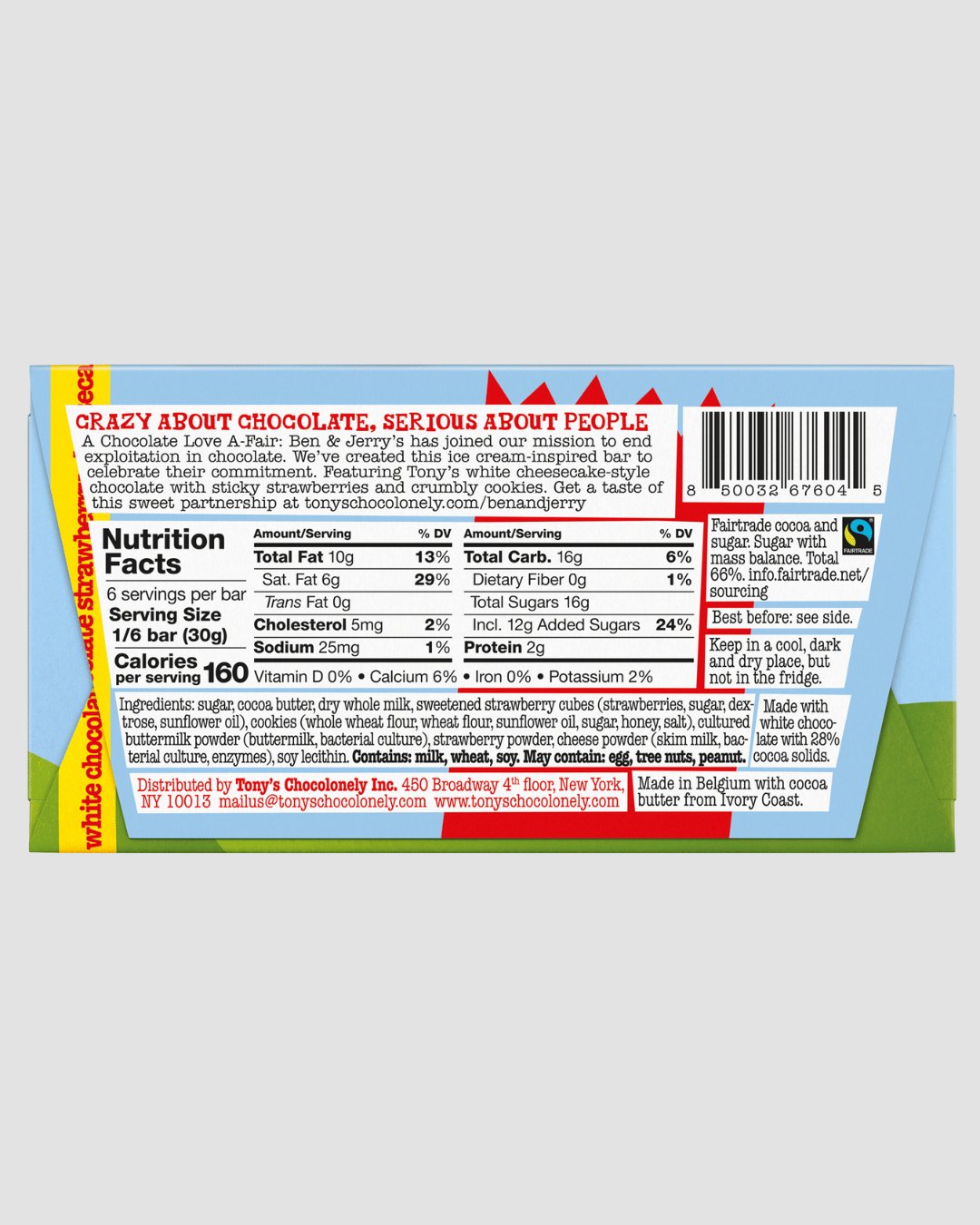 Ben & Jerry's Variety Pack, 6 x 180 Bar - Cook & Nelson