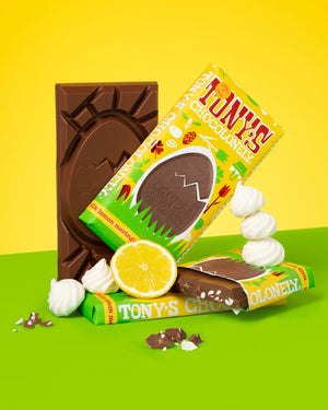 Lemon Meringue Milk Chocolate 32%, 3 x 180g Bar Pack - Cook & Nelson